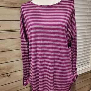 Faded Glory FG Drop Shoulder Cinch Side Top